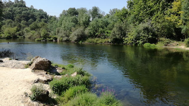 Rio Cávado na Praia Fluvial de Verim