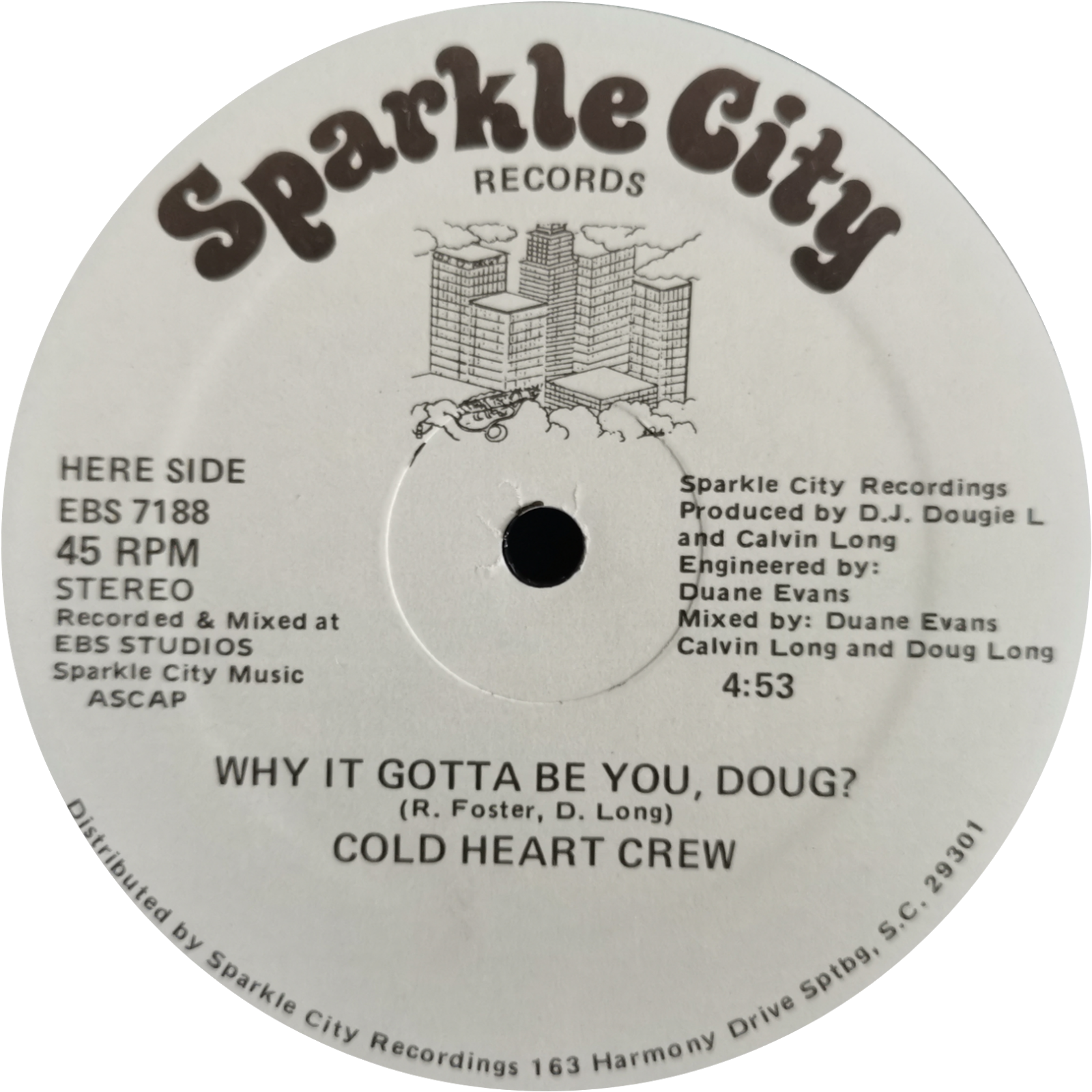 drony_dj Electro Bass Cold Heart Crew I'll Take You There (Vinyl, 12