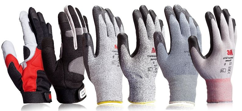 Guantes de seguridad en Mercado modelo de Ancon