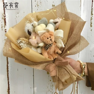 Kertas Buket Bunga / Flower Bouquet Wrapping Paper (Seri FM)
