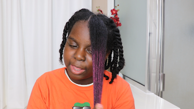12 Years Old Colors Her Hair Herself | Colorffect Hair Color Wax | DiscoveringNatural