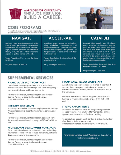 Wardrobe For Opportunity