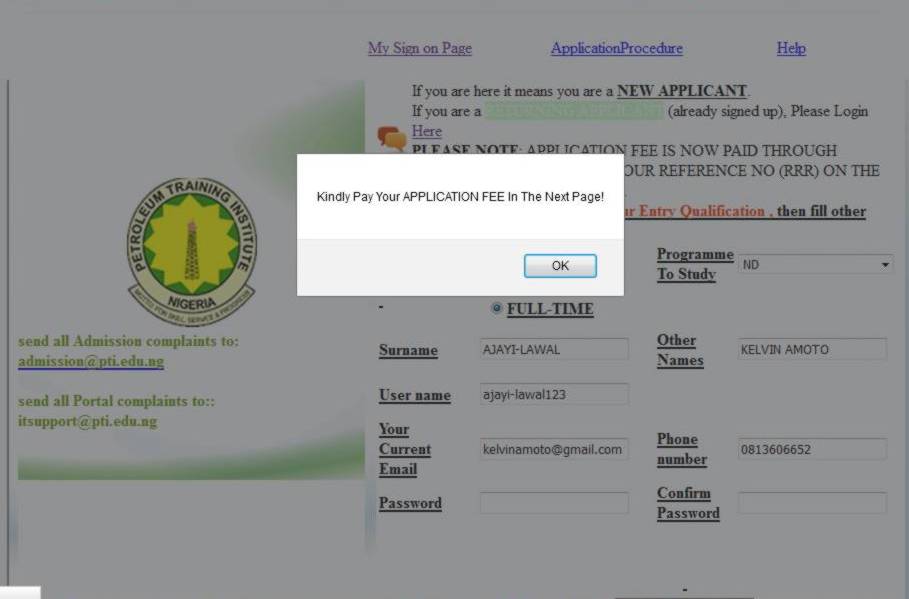 PTI remita Payment Invoice How to Generate and Obtain it. St