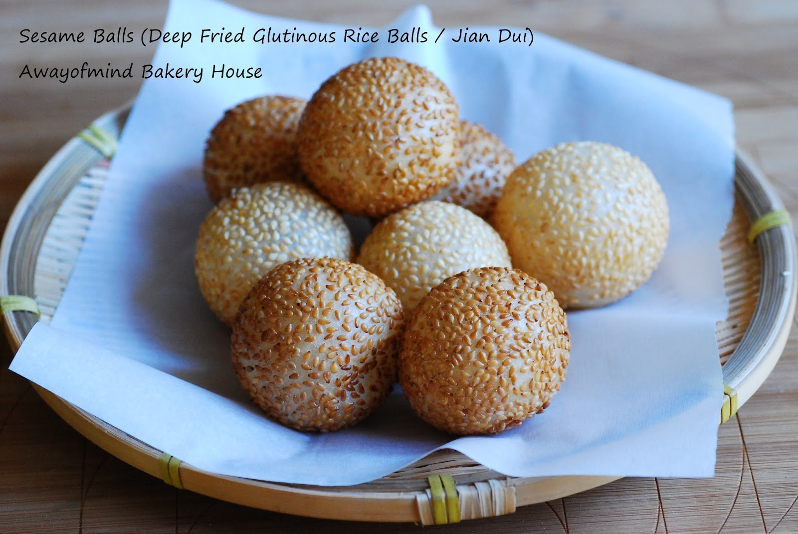 Awayofmind Bakery House Sesame Balls (Deep Fried Glutinous Rice Balls
