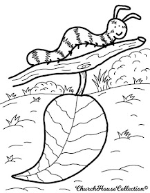 Caterpillar Coloring Pages For Sunday School Kids by Church House Collection Blog