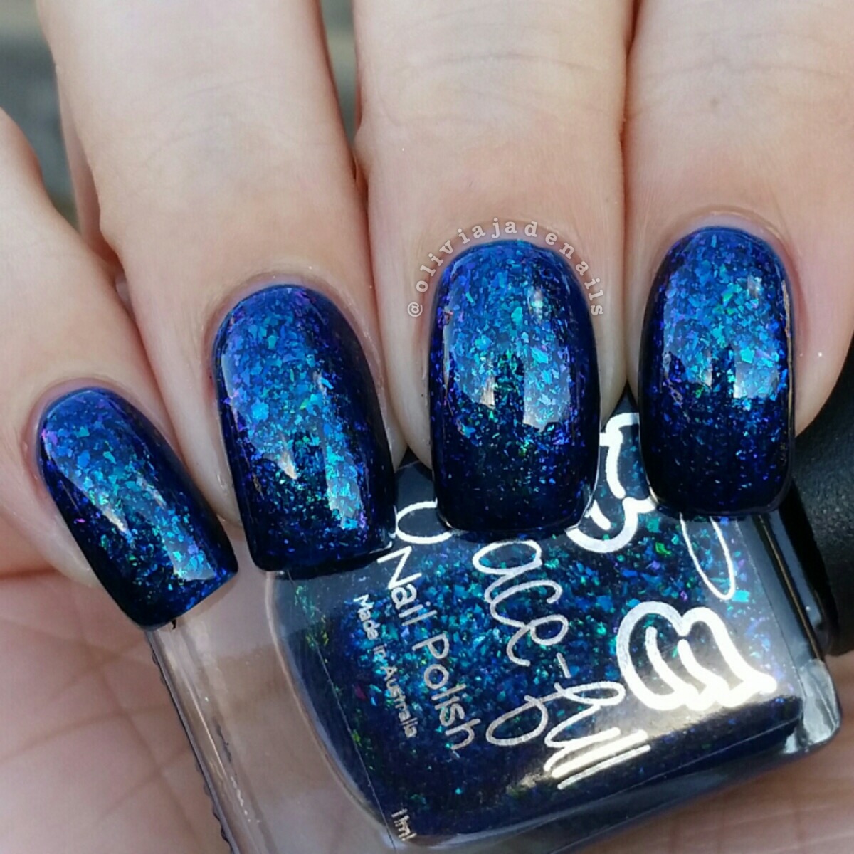 Grace-full Nail Polish Michel's Underwear swatched by Olivia Jade Nails