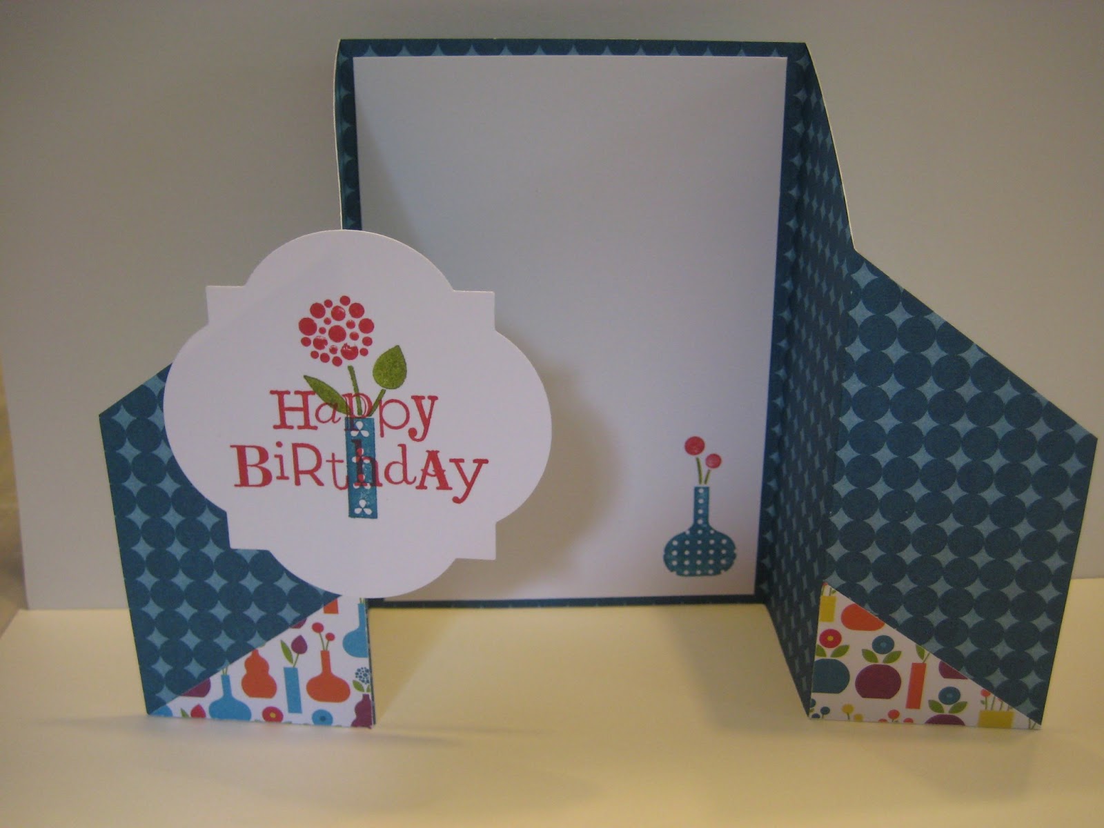 Great Minds Ink Alike: Fun Fold Birthday Card