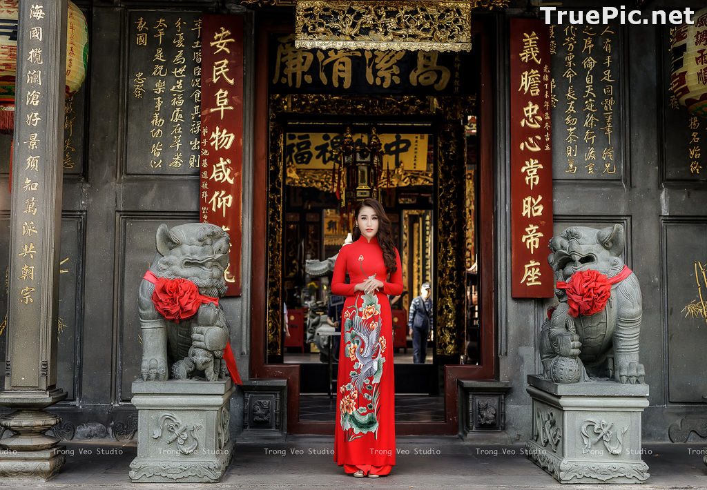 Image The Beauty of Vietnamese Girls with Traditional Dress (Ao Dai) #4 - TruePic.net - Picture-16