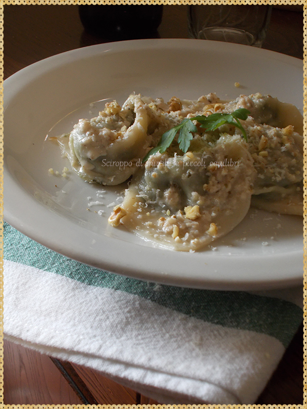 Pansotti in salsa di noci