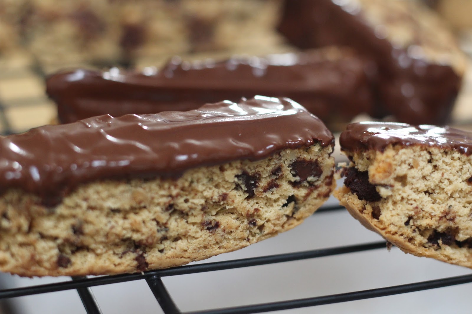 Toasted Pine Nut Rosemary Chocolate Chip Brown Sugar Biscotti Diary