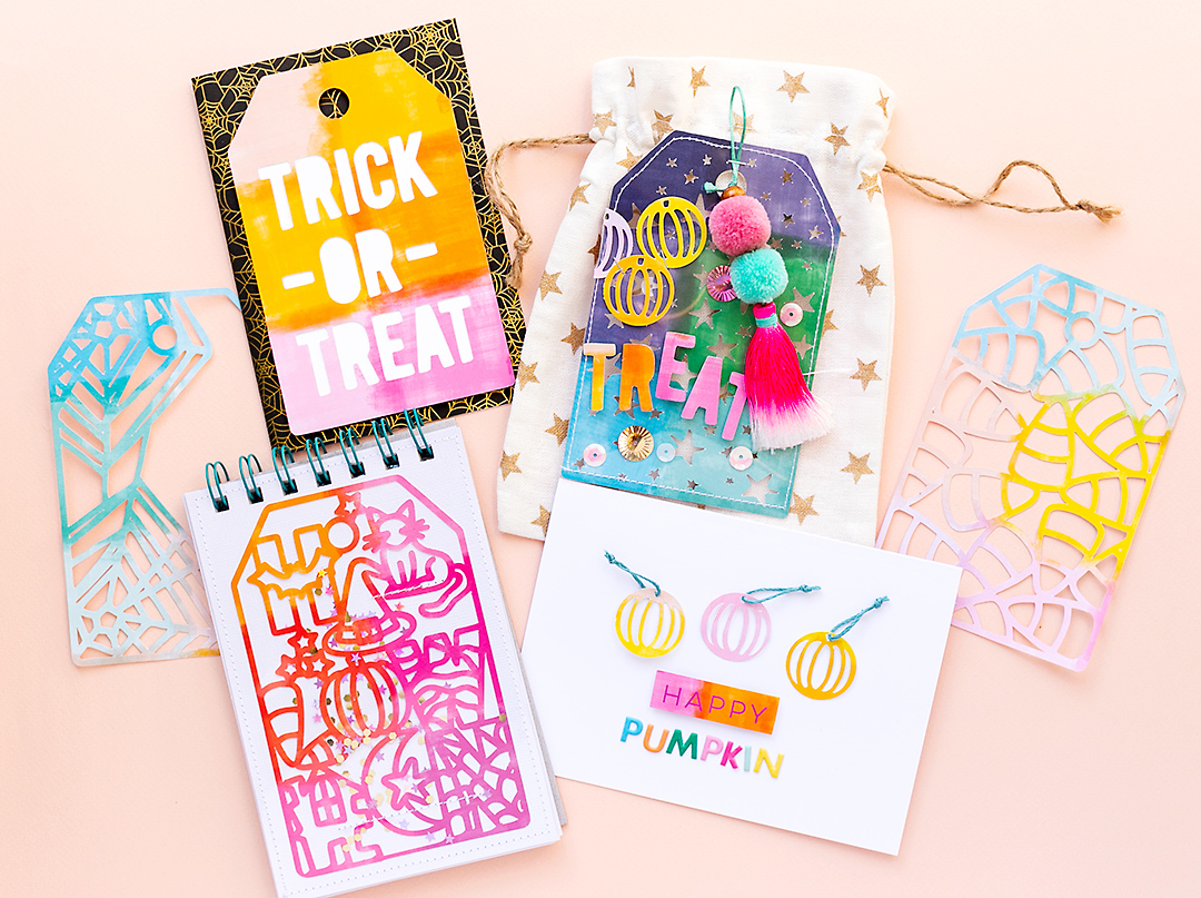 4 Gifts with Halloween Tags