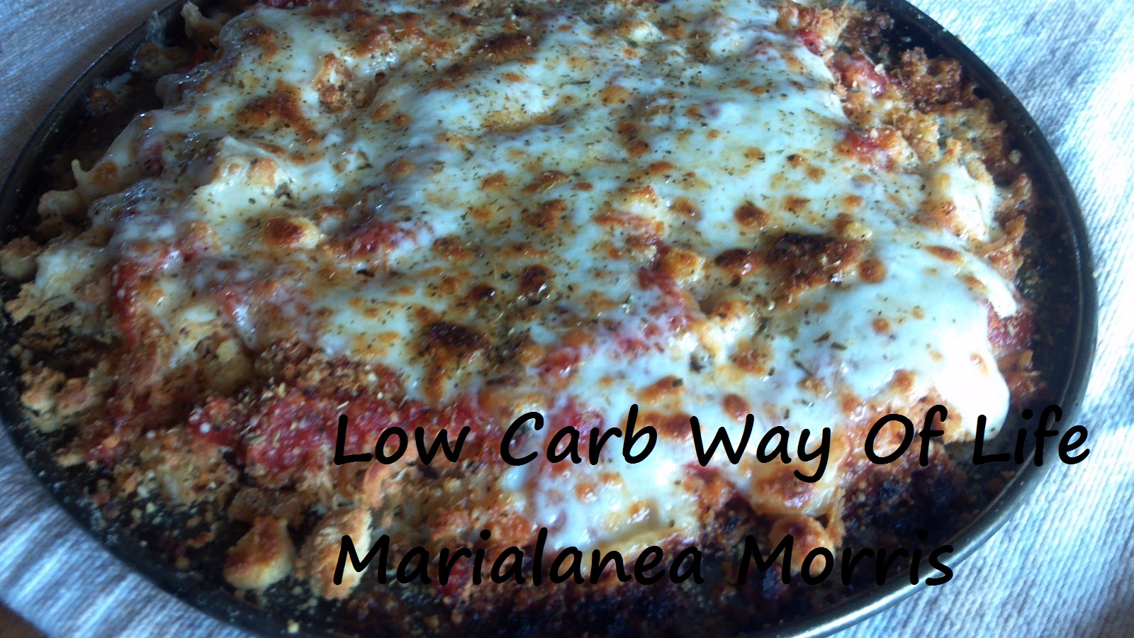 Low Carb Way Of Life Chicken Crust Pizza