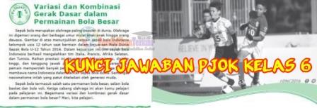 Kunci Jawaban Pjok Kelas 6 Kurikulum 2013 Materi Variasi Dan Kombinasi Gerak Dasar Dalam Permainan Bola Besar Halaman 27 Pendidikanterkini
