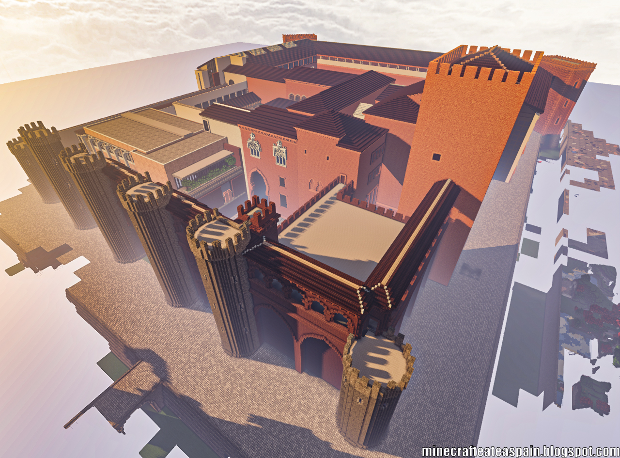 Minecrafteate Replica Minecraft del Palacio de la