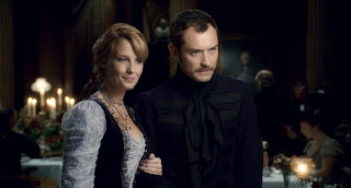 Jude Law and Kelly Reilly as Dr John Watson and Mary Morstan in Sherlock Holmes (2009) Jude Law and Kelly Reilly as Dr John Watson and Mary Morstan in Sherlock Holmes (2009)