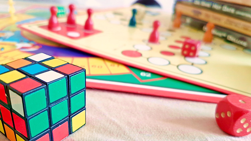 Brettspiele und Zauberwürfel