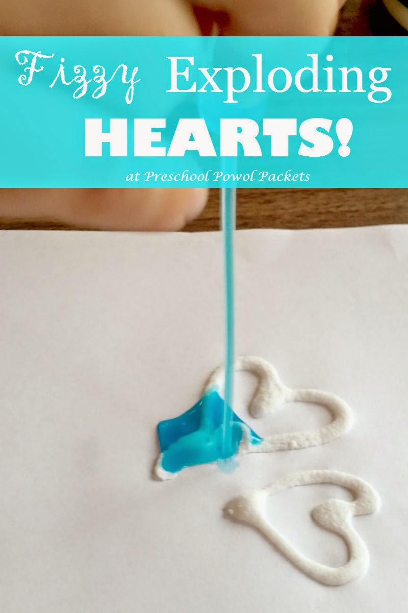 Valentines Science Experiment Fizzy Exploding Hearts Preschool Powol