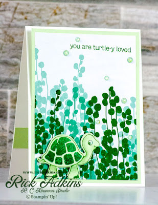 You're Turtle-y loved by everyone why not share the love with this cute easel card using the Turtle & Friends Bundle.  Learn more here