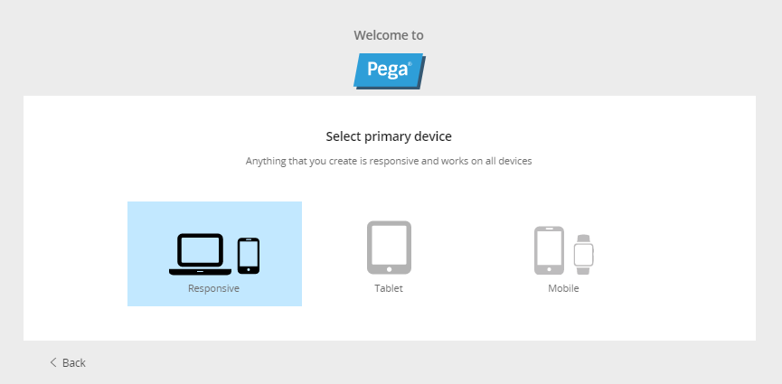 how to create a application using designerstudio in pega