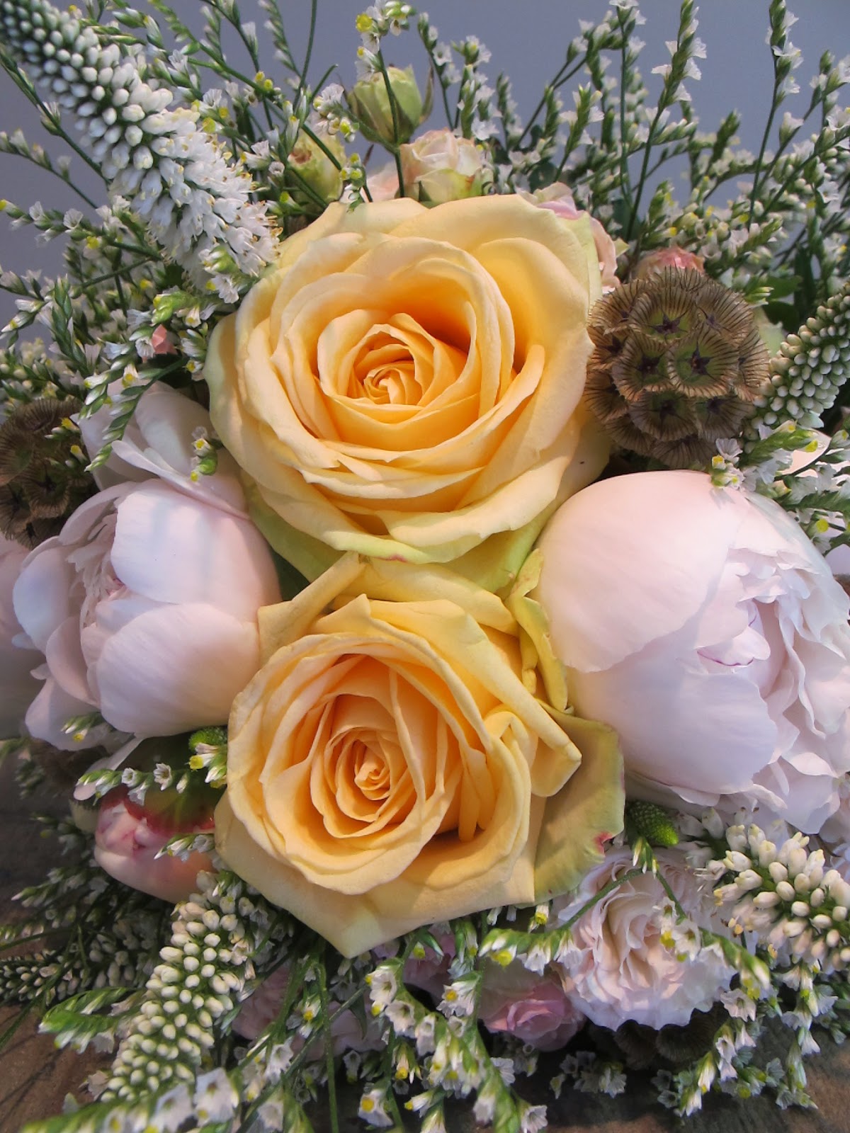 La Fleureuse Blog: Le bouquet de mariée de Sabine