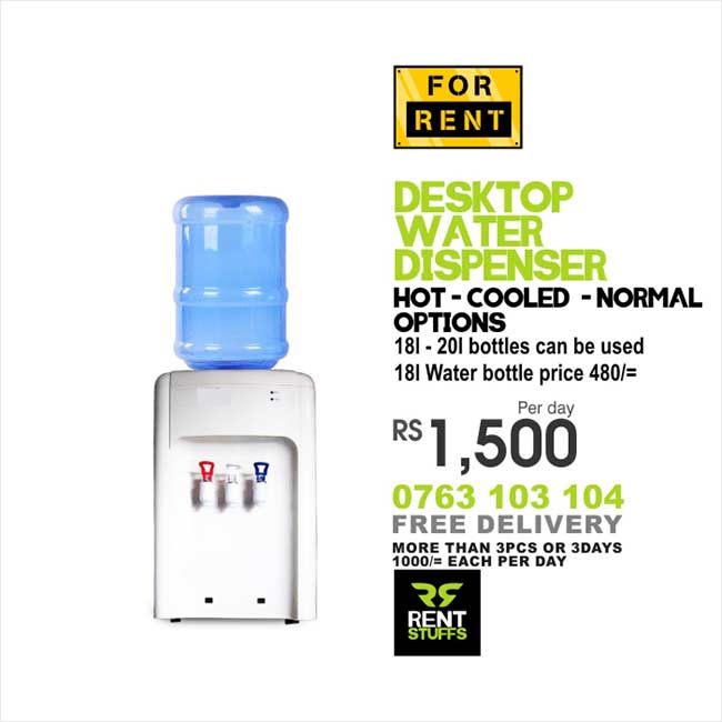 Rent Stuffs Anything for Rent. Water Dispenser for Rent