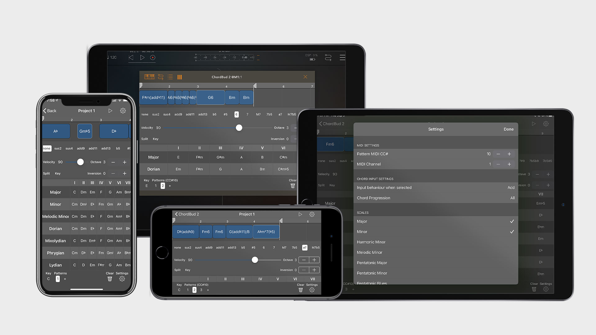 MATRIXSYNTH Introducing ChordBud 2 New AUv3 MIDI Chord Sequencer for iOS