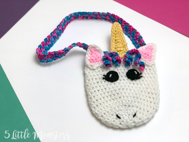 Unicorn Circle Purse Crochet Pattern ~ Crafty Kitty Crochet