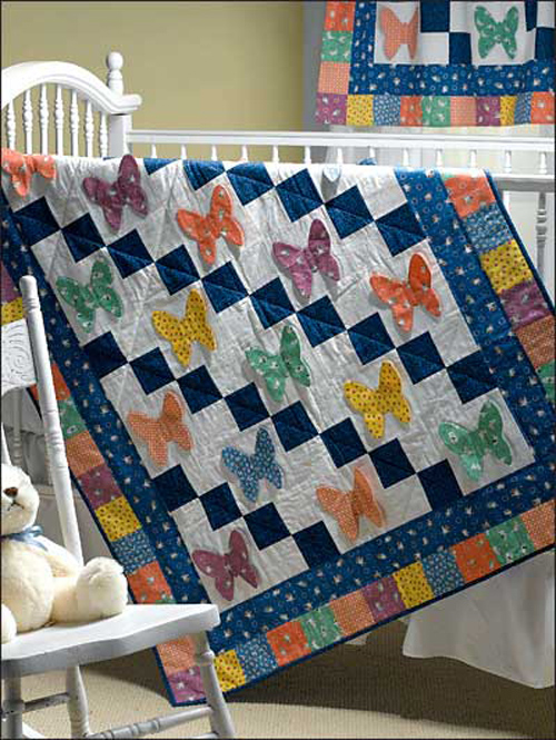 Quilt Today Butterflies Are Free Crib Quilt