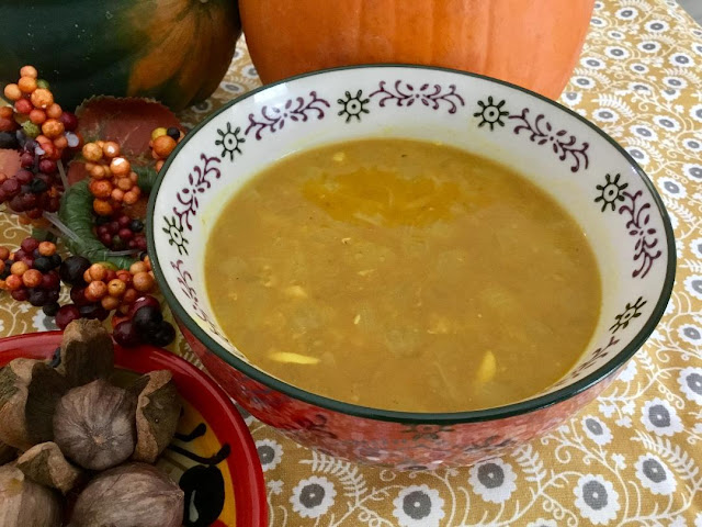 Red and Brown Lentil Soup Duo bowl of Red and Brown Lentil Soup
