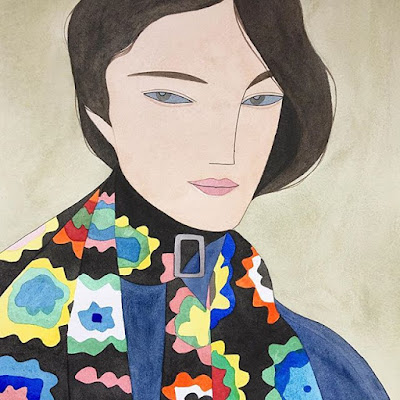 por Kelly Beeman | ilustraciones femeninas bonitas | arte y dibujo, fashion illustrations, a r t | iconoCero watercolor drawings by female artist Kelly Beeman | imagenes lindas de arte