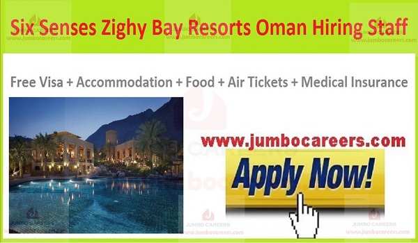Six Senses Zighy Bay Dibba Oman job salary