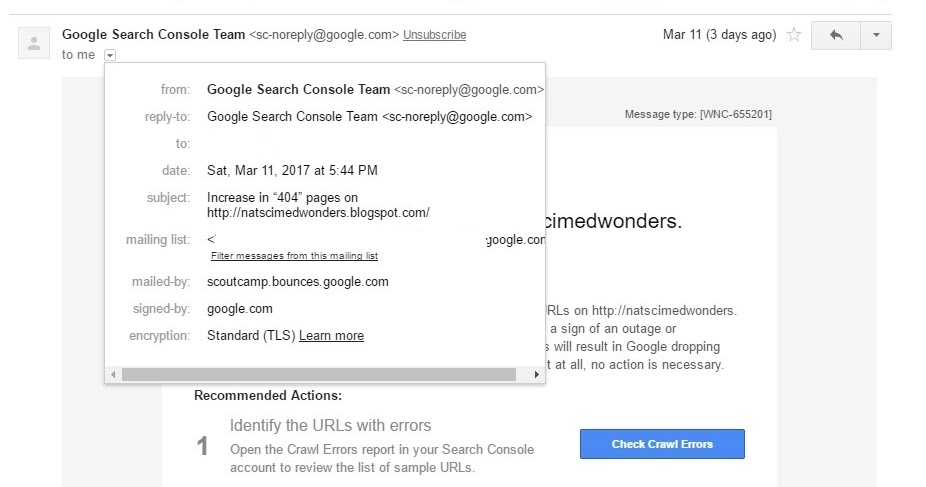 Linked URLs Returning 404 Errors!