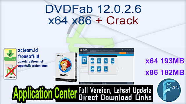 DVDFab 12.0.2.6 x64 x86 + Crack_ ZcTeam.id