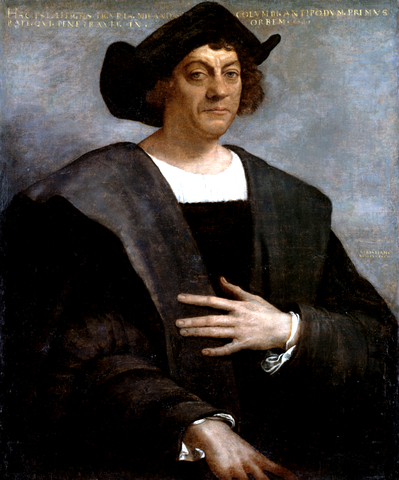 Retrato Christopher Columbus obra de Sebastiano del Piombo Pintura que representa a Christopher Columbus Obra de Sebastiano del Piombo