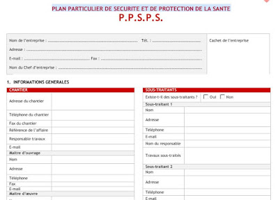modèle vièrge de PPSPS à télécharger en PDF
