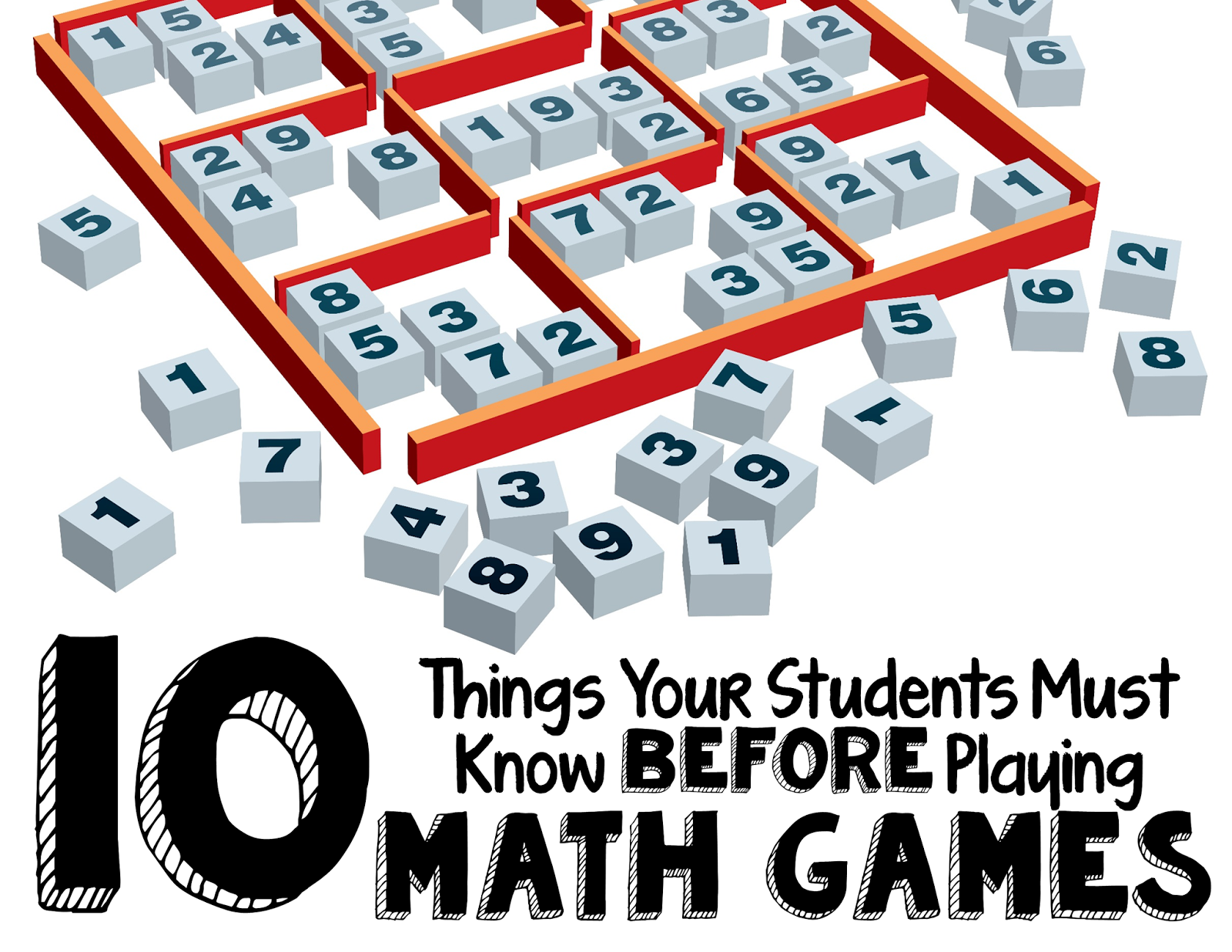 10 Things Your Students MUST Know Before Playing Math Games - Mandy's