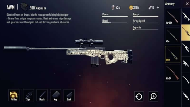 AWM - Sniper Rifle PUBG AWM - Sniper Rifle PUBG