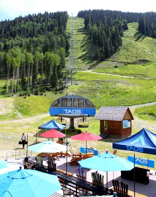 The Taos ski resort is not only a winter destination.