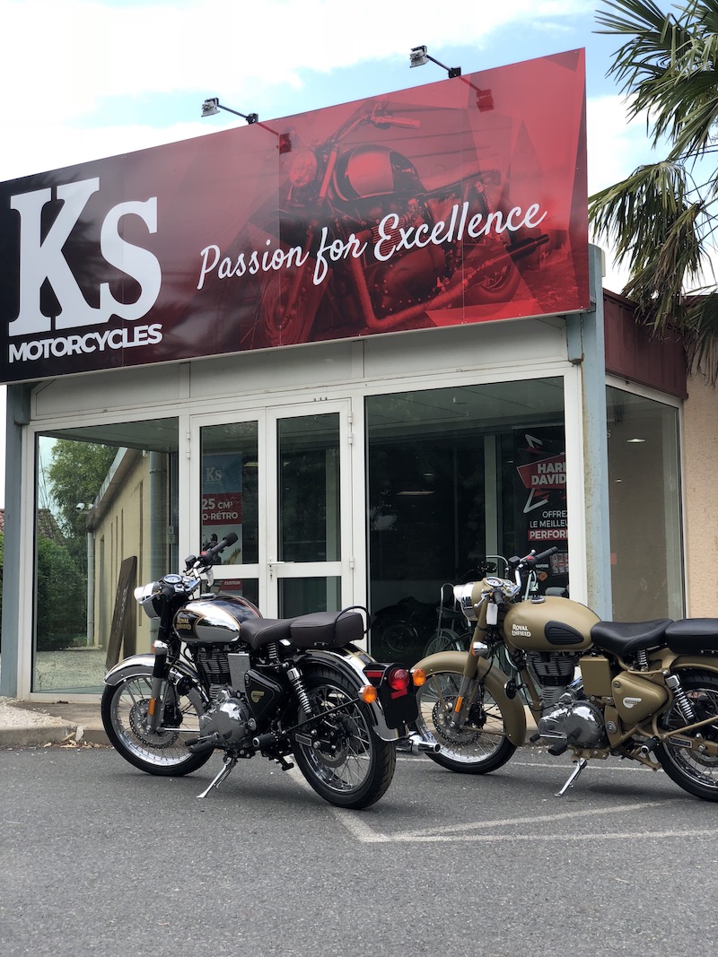 La concession KS Motorcycles a reçu sa première Royal Enfield