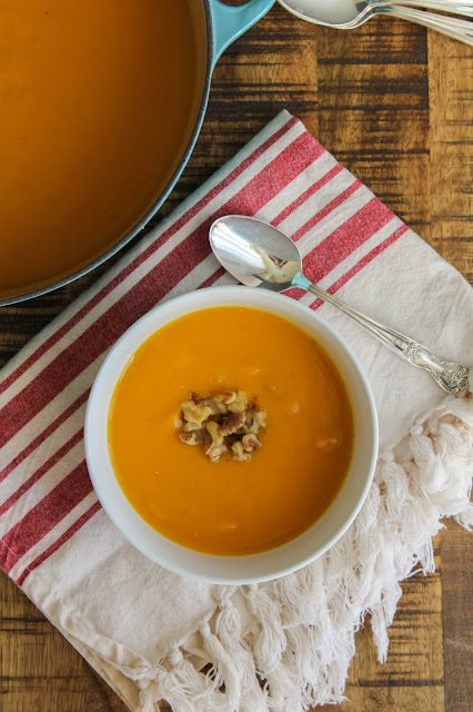 Sweet Potato and Apple Soup | The Chef Next Door #RecipeTwist
