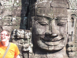 The biggest smiles at the Bayon temple