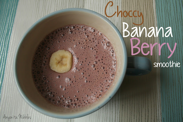 Choccy Banana Berry Smoothie 