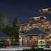 3573 sq-ft 4 bedroom modern house with detached car pporch