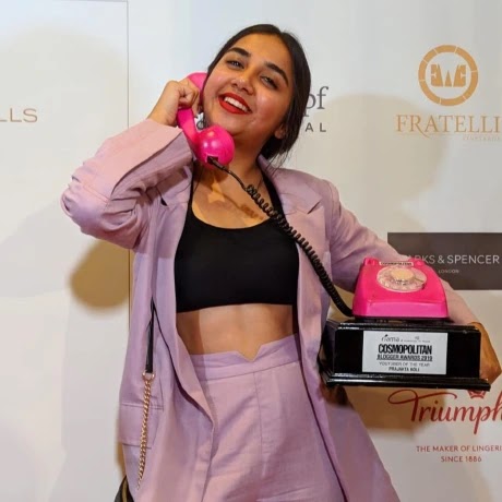 Prajakta Koli won Fiama Comopolitian Bloggers Awards 2019