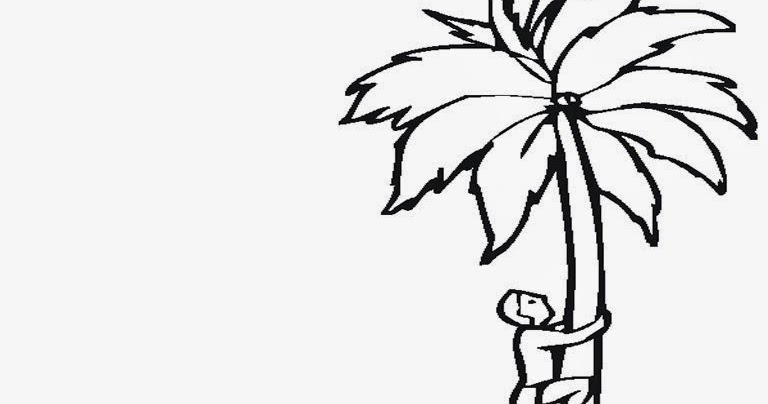 gambar mewarnai pohon buah 