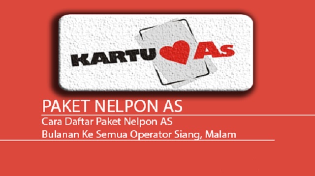 cara daftar paket nelpon as