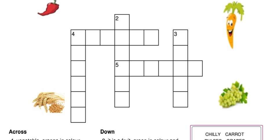 worksheets: Crossword