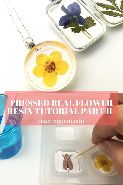 Little Windows' Brilliant Resin Giveaway How to Make Real Flower