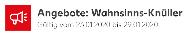 Kaufland Angebote: Wahnsinns-Knüller Gültig vom 23.01.2020 bis 29.01.2020