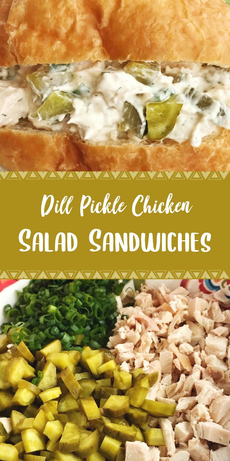 Dill Pickle Chicken Salad Sandwiches Jolly Lotus
